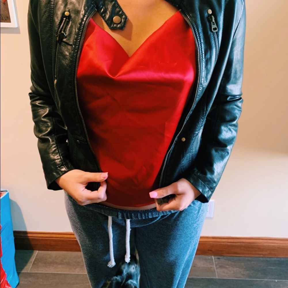 Leather jacket